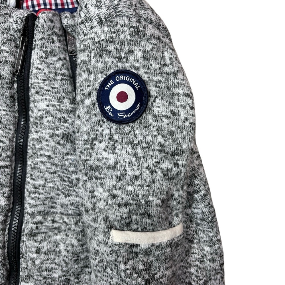 Ben Sherman Infant Snowsuit Sweater Fleece Lined Winter Pram Suit Size 6-9 Month - Picture 4 of 5